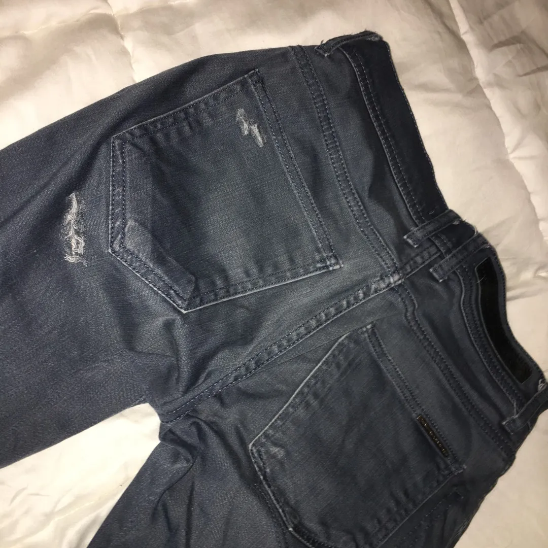 New Dark Blue MAVI Demim Pants And Zara Ripped Jeans photo 5