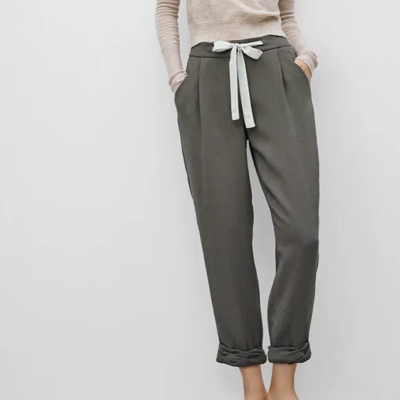 Wilfred Aritzia Allant Pant in Olive Green photo 1