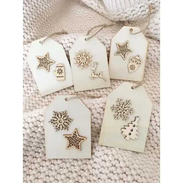 Wooden Christmas Tags photo 2