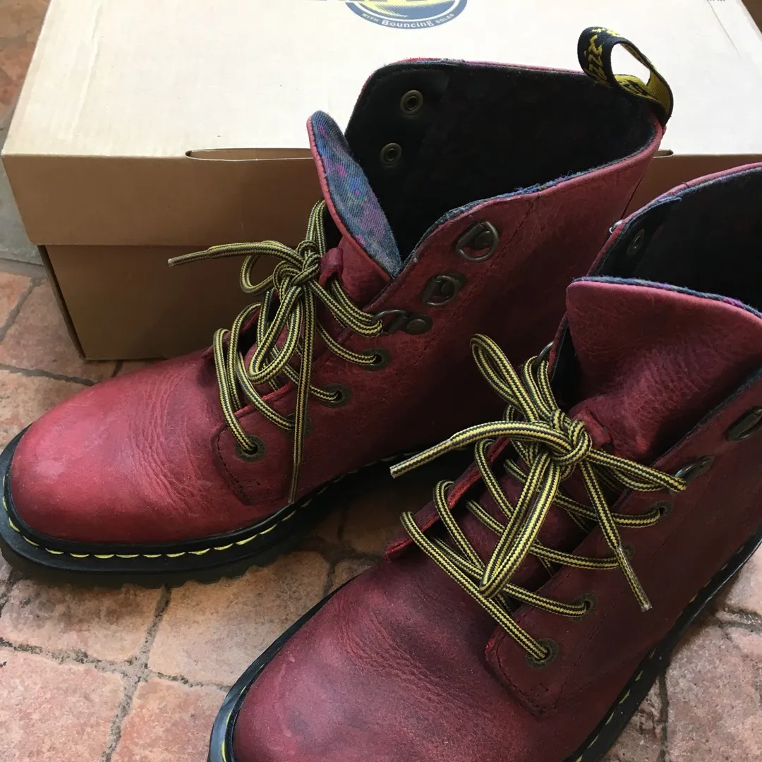 Doc Martens Boots - Luana red photo 1