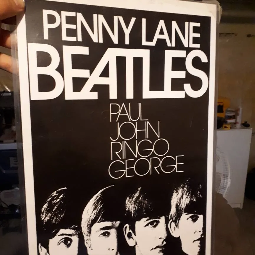 Beatles Laminated Poster photo 1