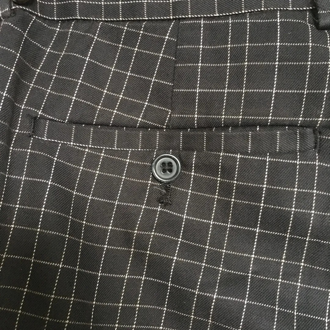 Men’s Joe Fresh Grid Pants Size 32 photo 4