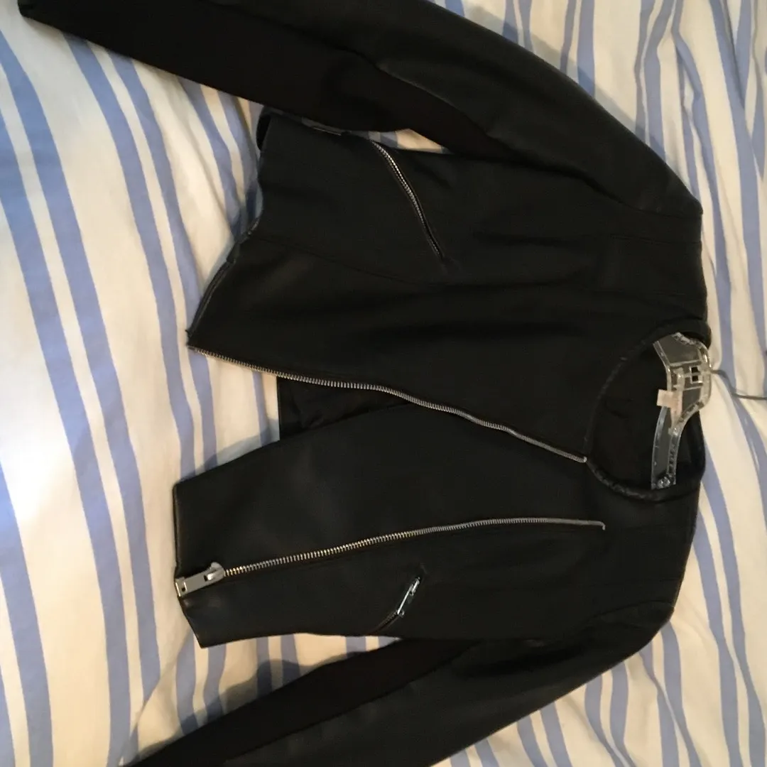 Zara Leather Jacket photo 1