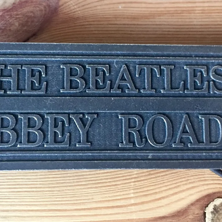 Beatles Abbey Road Belt Buckle photo 1