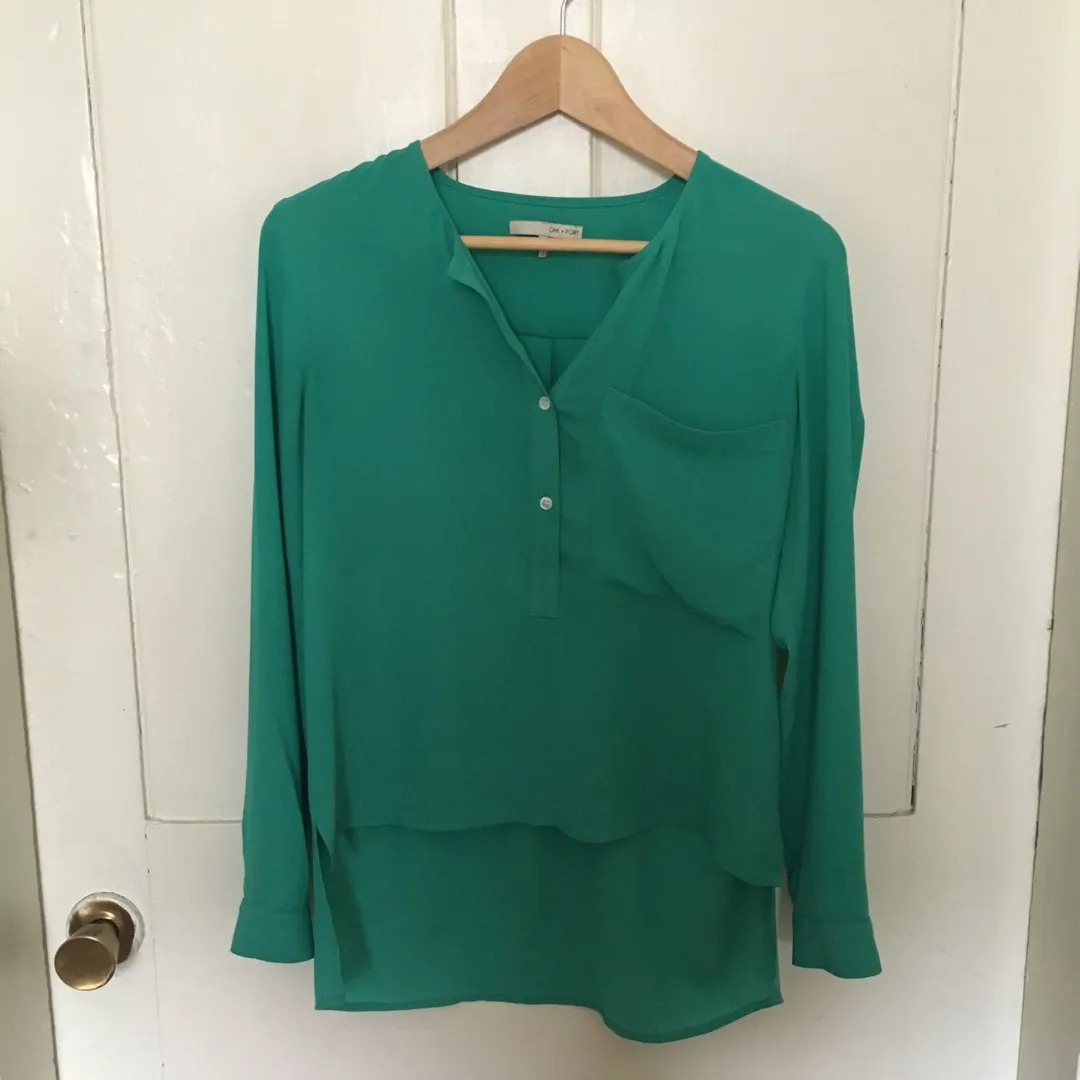 Green Oak + Fort blouse photo 1