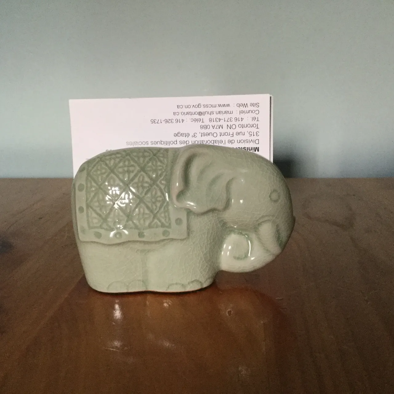 Fun Elephant Business Card Holder photo 1