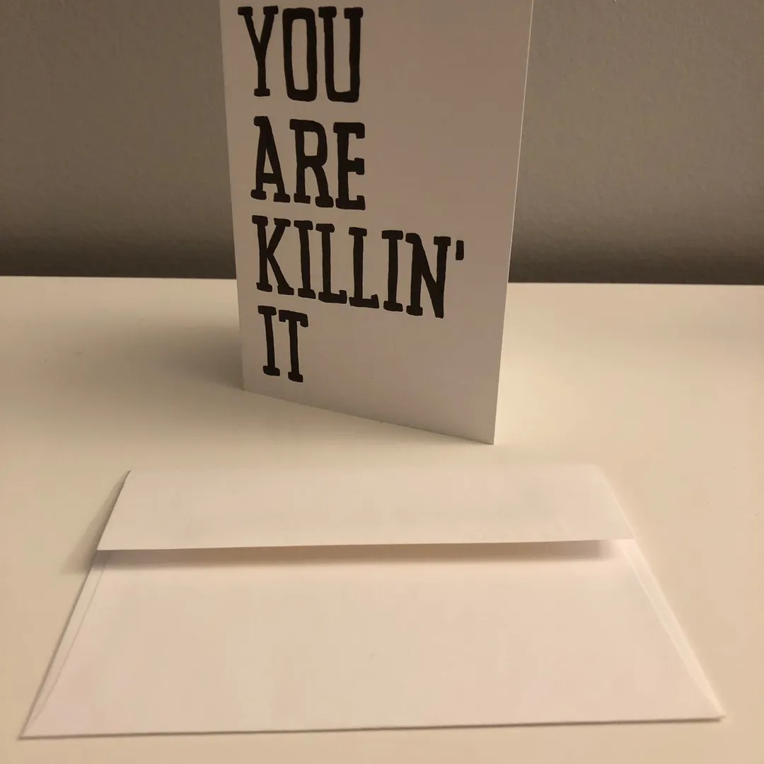 2 Blank Greeting Cards + Envelopes photo 1