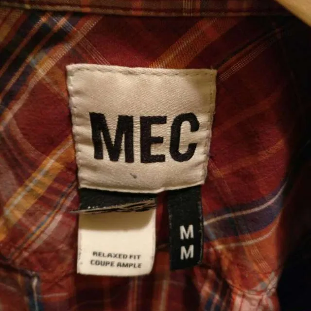 Men's Medium MEC Button Up photo 3