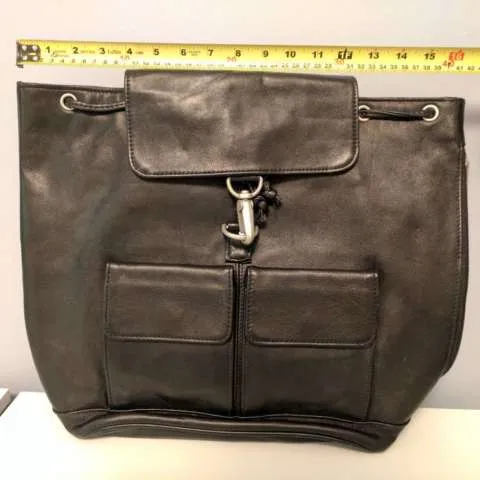 Vintage Leather Backpack photo 1