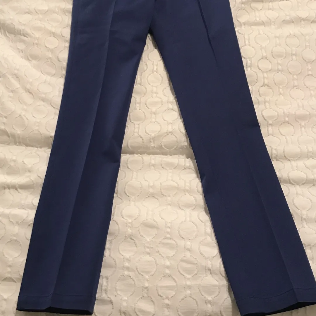 Size 0 Blue Judith And Charles Pants photo 1