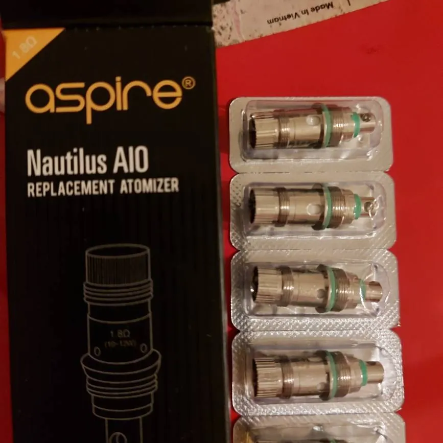 Aspire Nautilus AIO Replacement Atomizer - Two Packs 
Coils -... photo 1