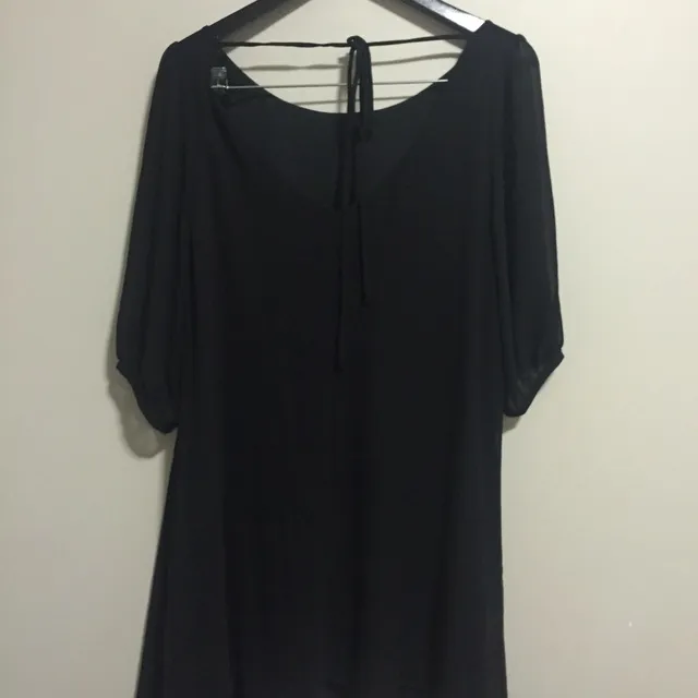 Black Chiffon Dress photo 1