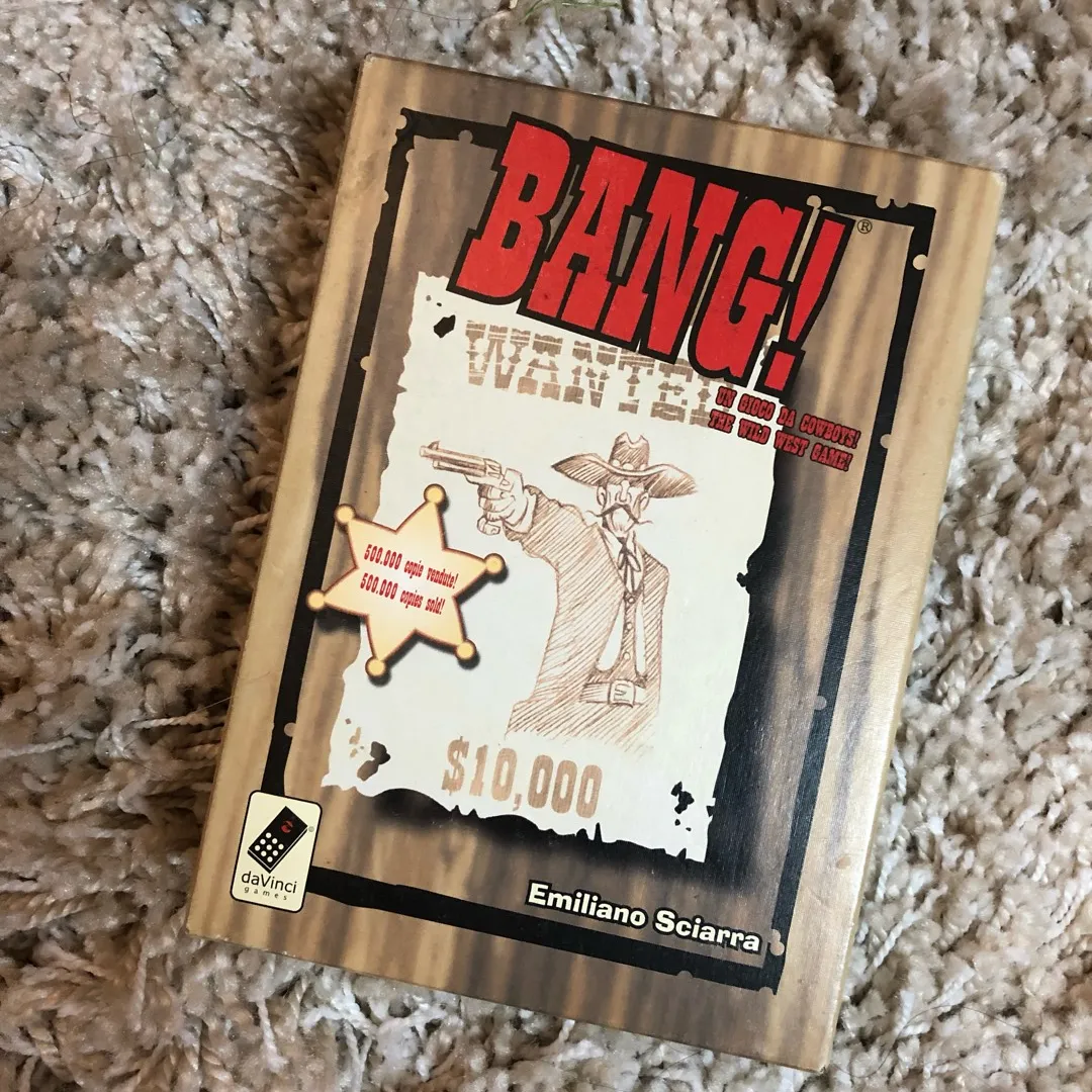 Bang Board Game - Like New photo 1