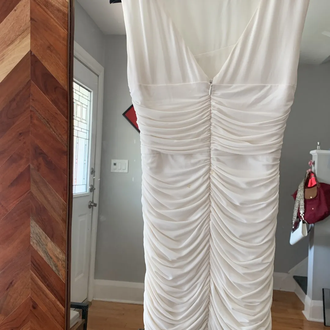 Bcbg Size 4/small White Dress photo 3