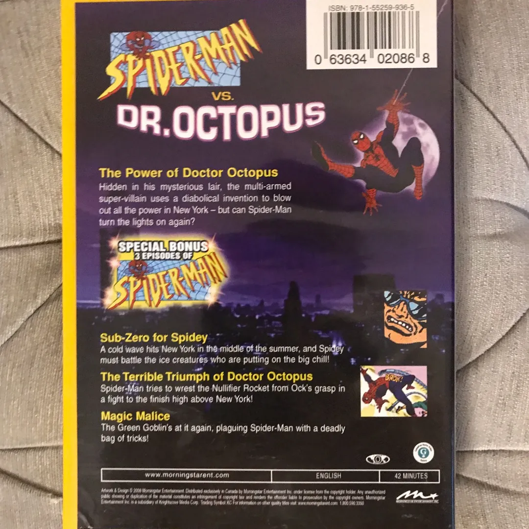 Spider-Man VS Doctor Octopus DVD photo 3