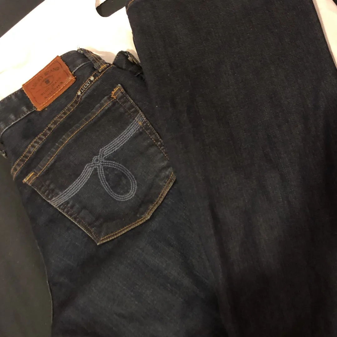 Lucky Brand Dark Blue Jeans Size 26 Women’s photo 4