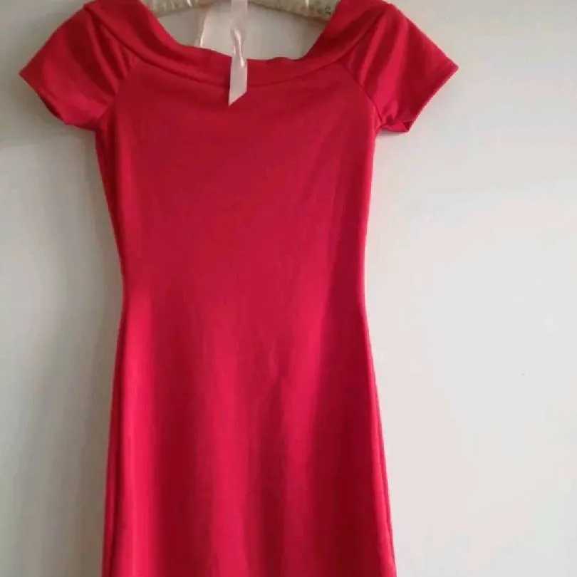 BNWT Zara Red BodyCon Dress photo 4