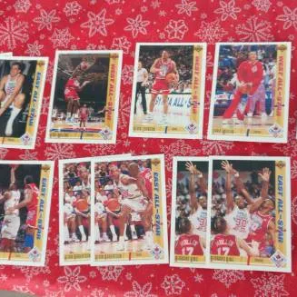 1991-92 Upper deck NBA All-star Basketball Card Lot photo 1