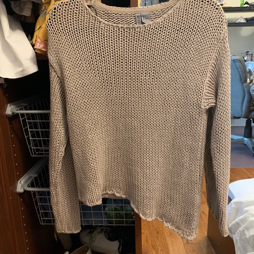 Blush Asymmetrical Sweater photo 1