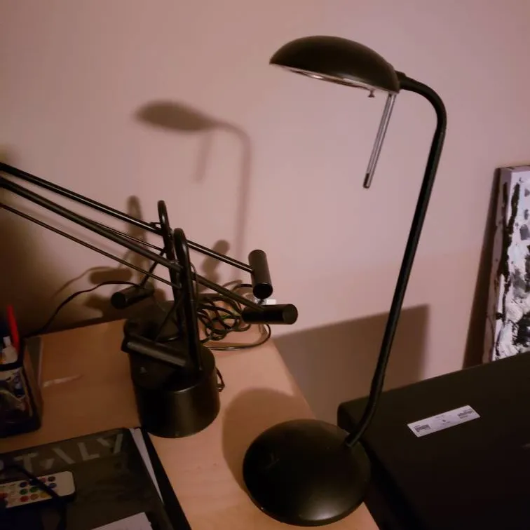 Black Modern Desk Or Bedside Light - IKEA photo 4