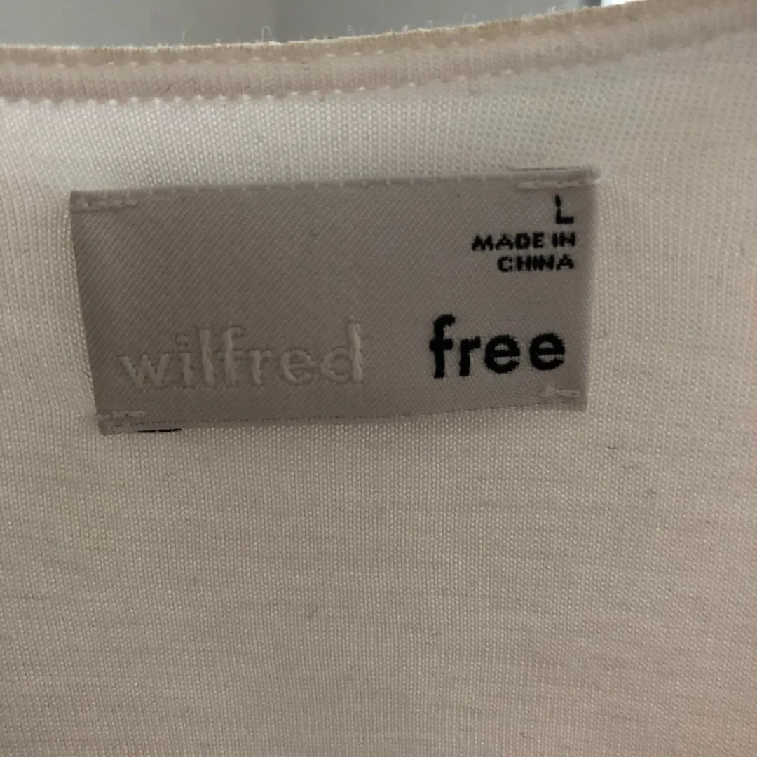 Aritzia (Wilfred Free) White Top - Size Large photo 5