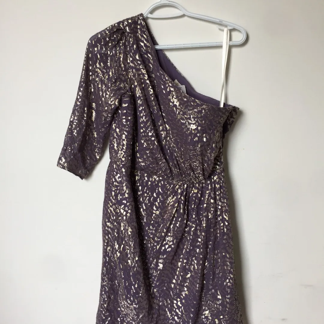 Size 8 Shimmery Purple dress BNWT photo 1