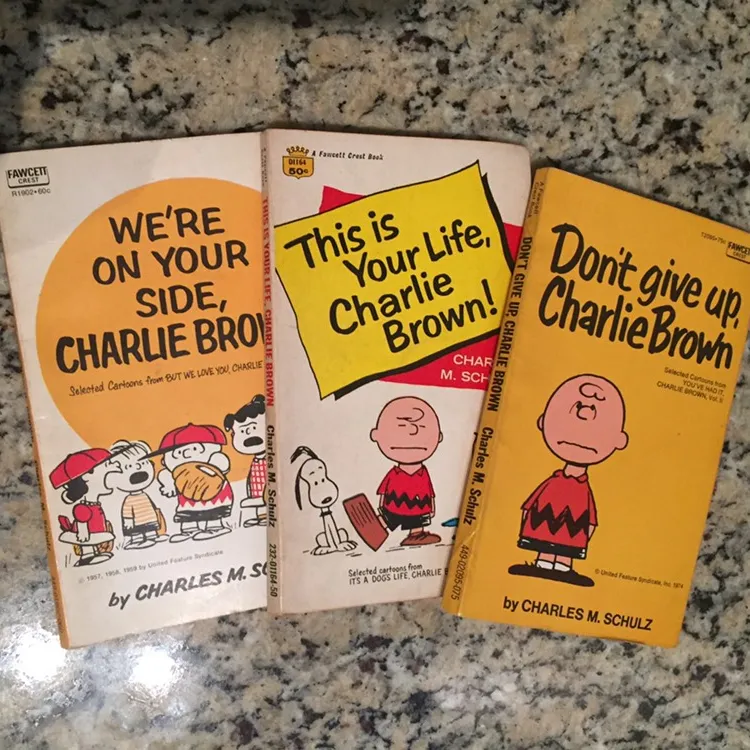 Vintage Charlie Brown Cartoon Books - Kids Bored This Summer,... photo 3