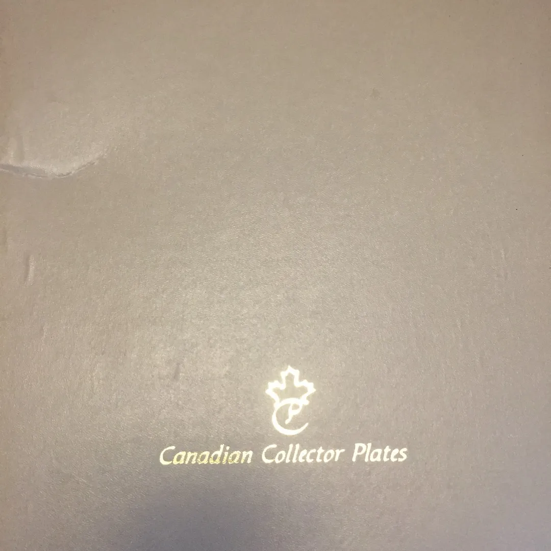Vintage Canadian Collector Plate photo 3