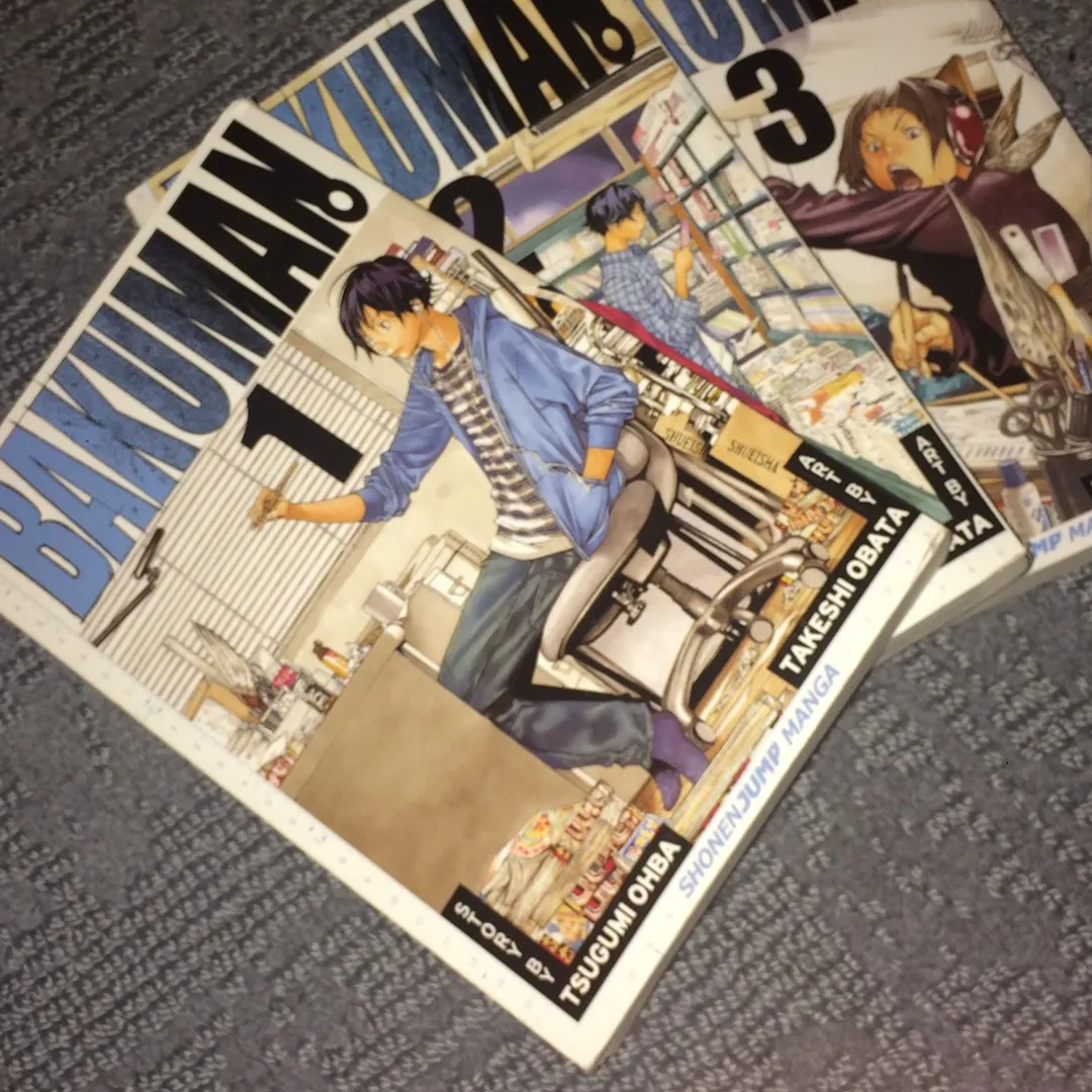 BAKUMAN manga- Volumes 1-3! photo 1