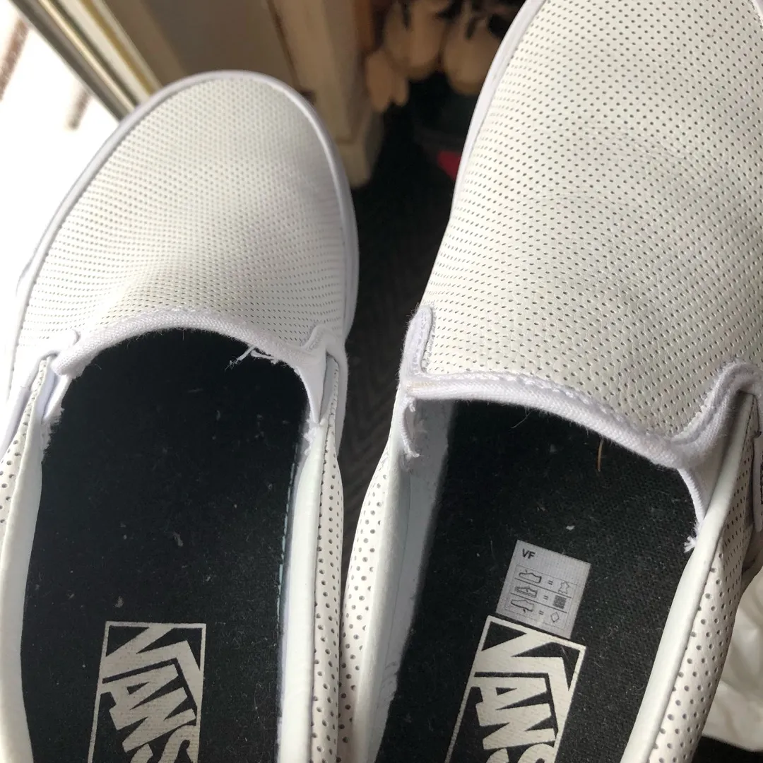 White VANS Sneakers!! photo 5