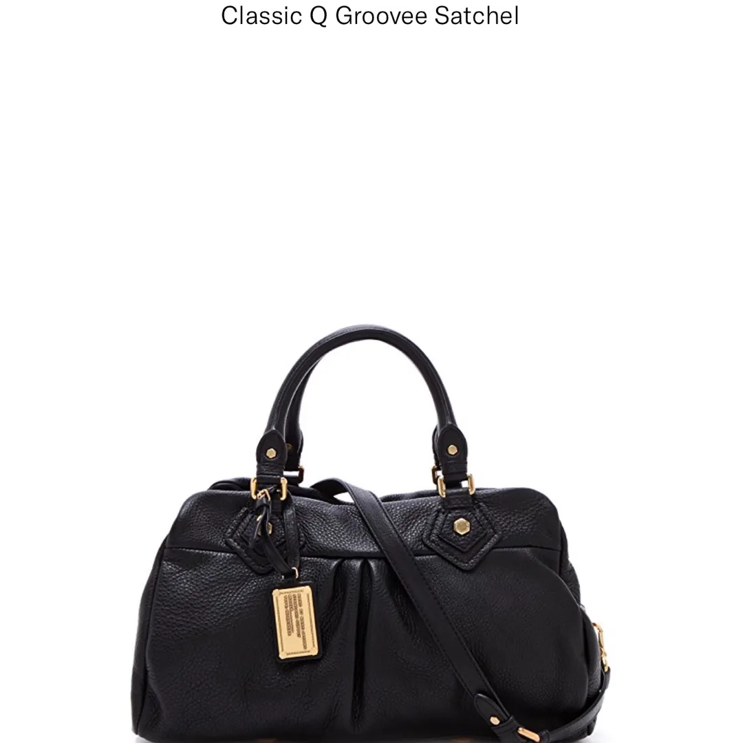 Marc by Marc Jacobs - Classic Q Groovee Satchel in ⚫️ photo 7