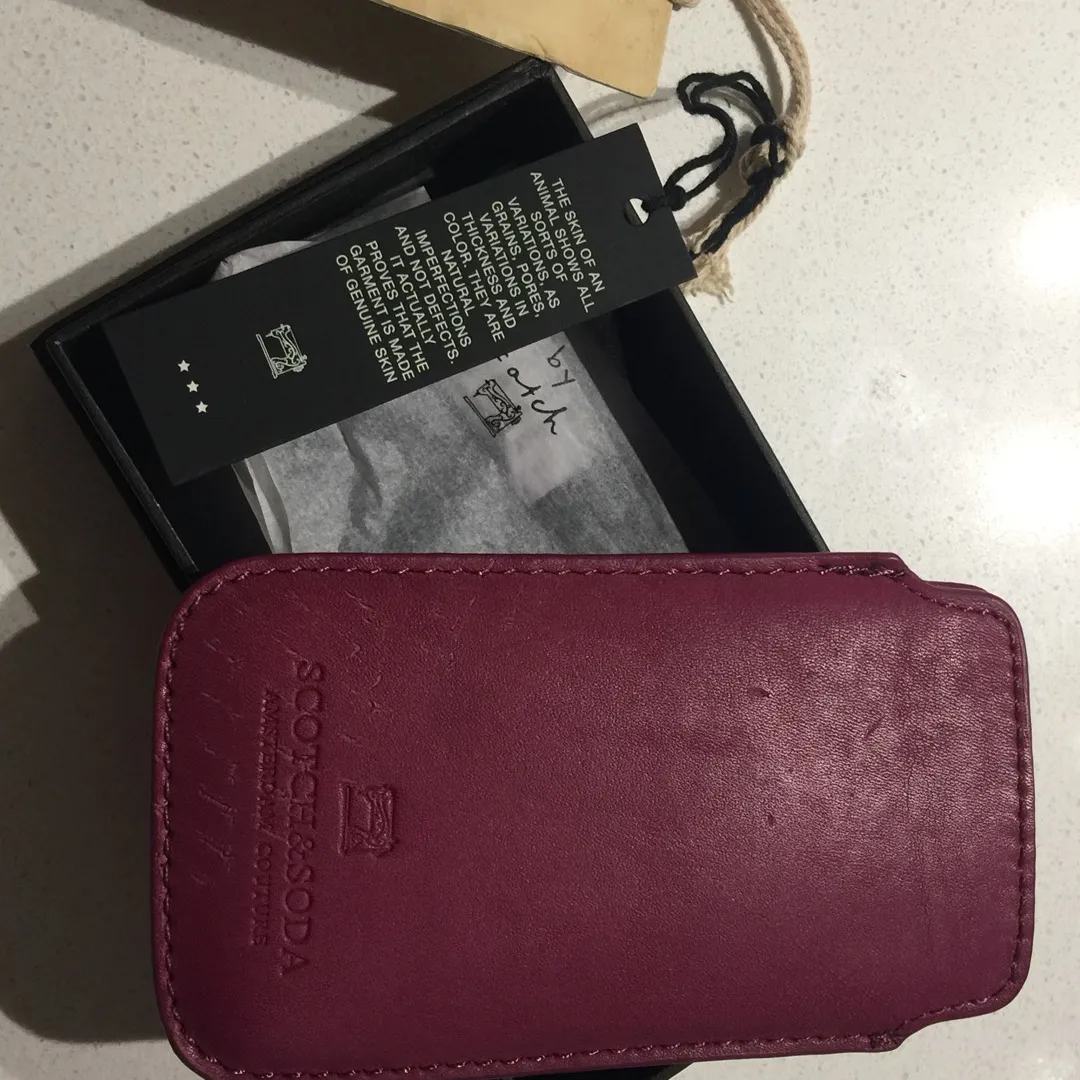 Scotch & Soda Leather iPhone Pouch photo 1