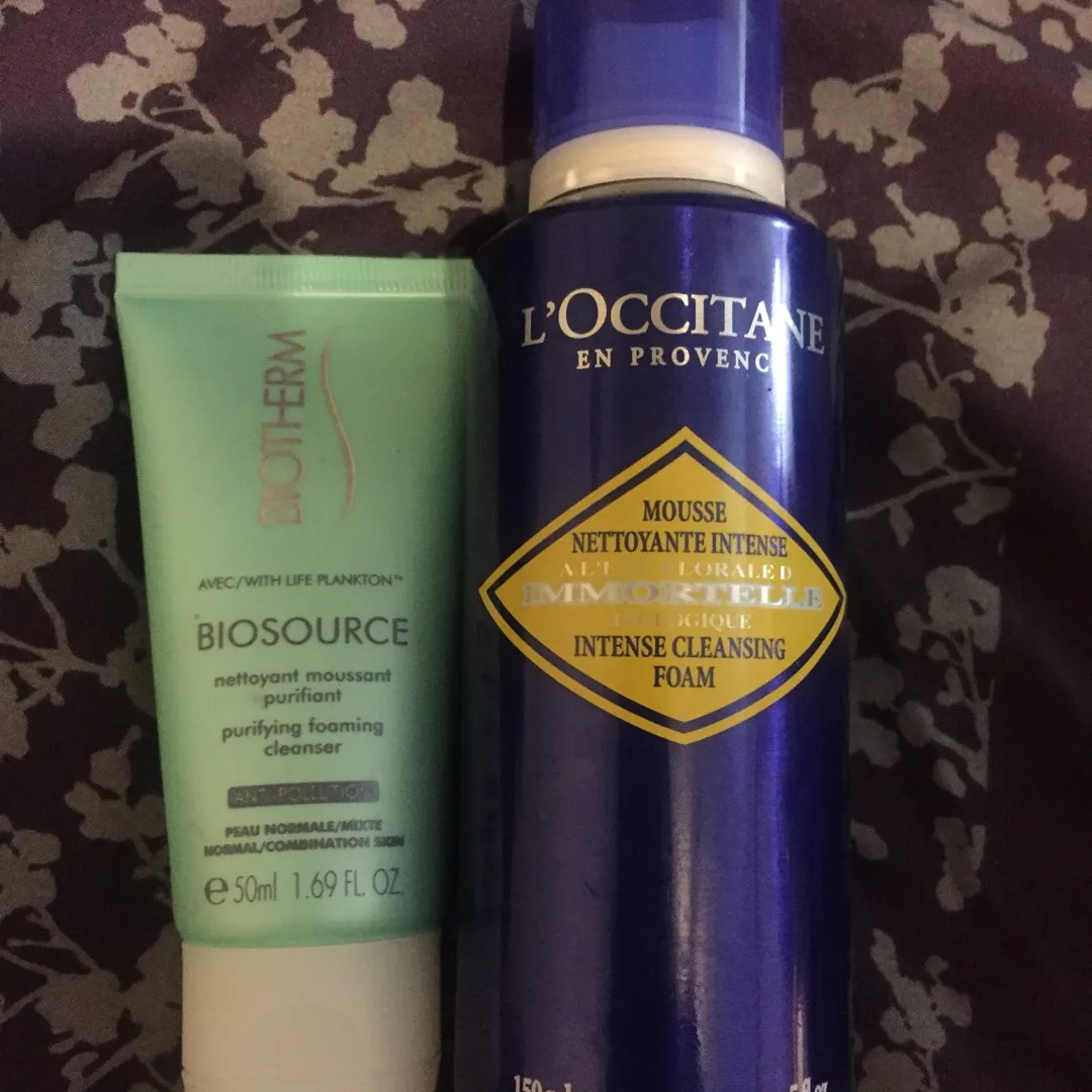 Facial Cleaner From L'occitane And Biotherm photo 1