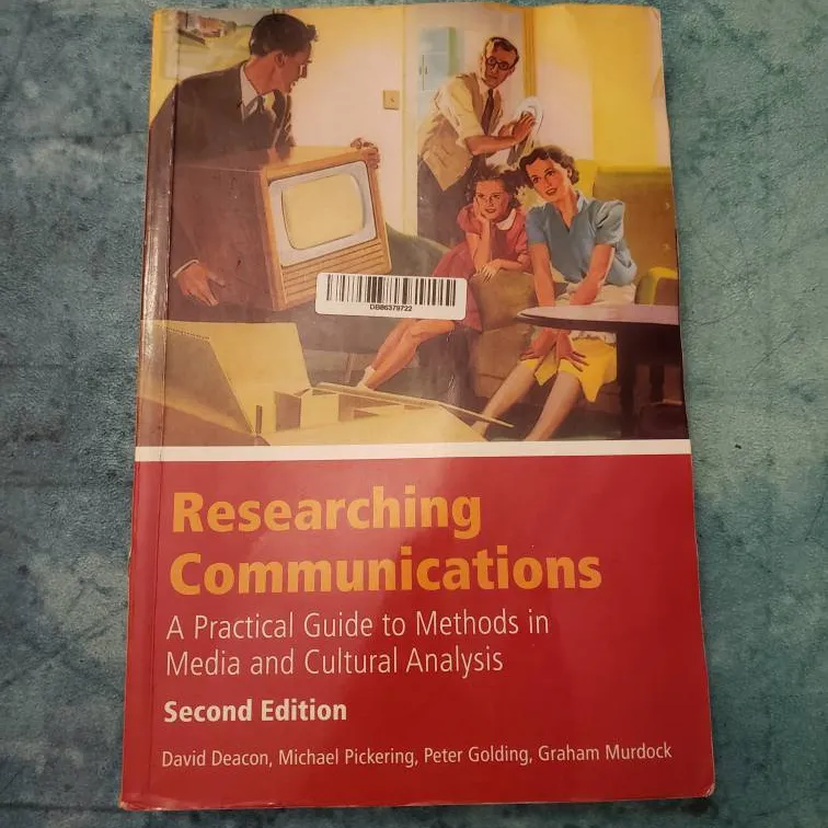 Researching Communications 2nd Edition Textbook photo 1