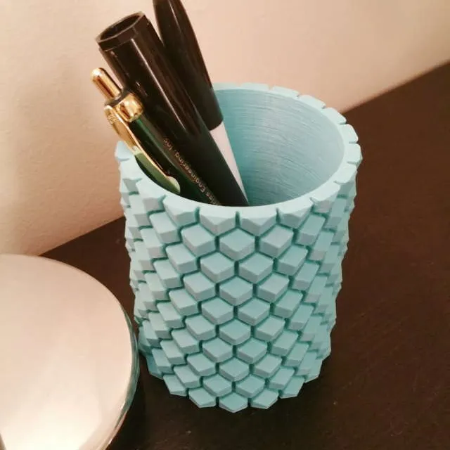 3D Printed Pen/Pencil Cup Holder photo 1