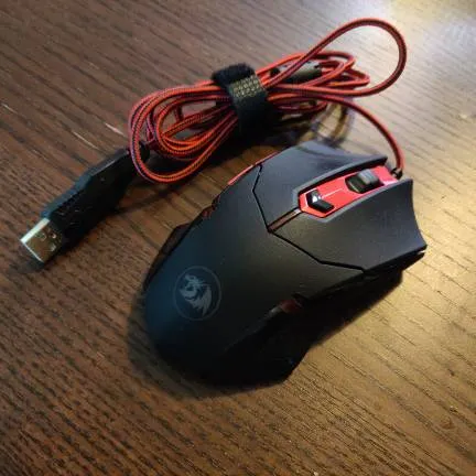 Red dragon Weighted Gaming mouse photo 1