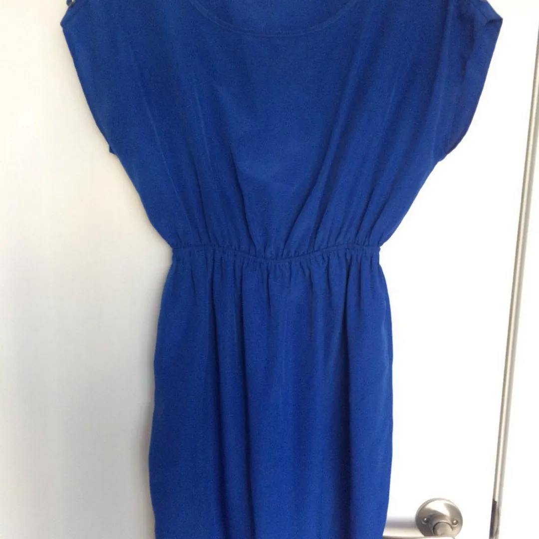Cobalt royal blue high waist Summer Dress photo 5
