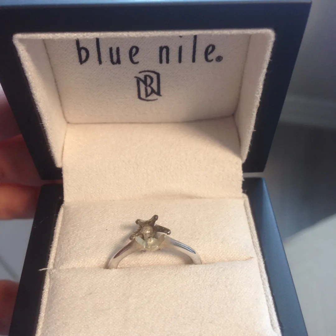 Petite Nouveau Six-Prong Solitaire Engagement Ring Diamond Se... photo 1