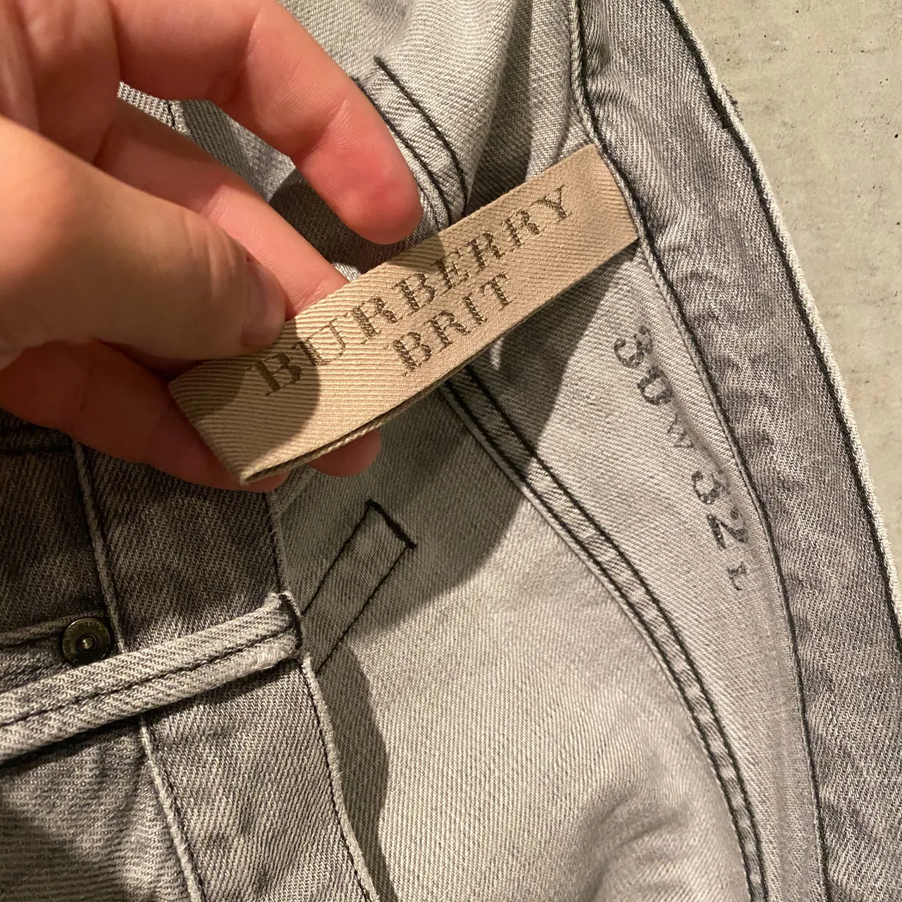 Burberry grey jeans photo 7