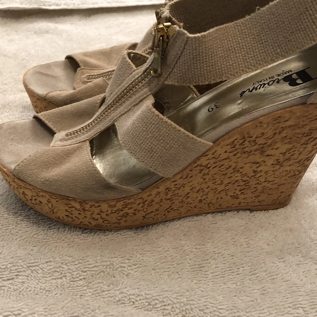 Beige Wedges From Browns Shoes photo 3