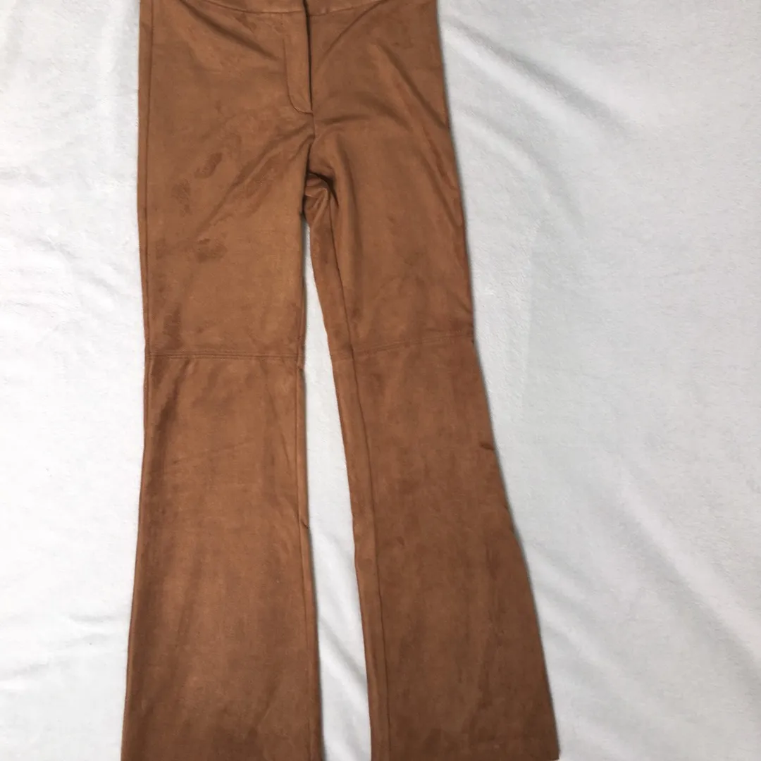 H&M Faux Suede Bell Bottoms photo 1