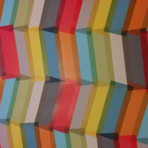 Removable wallpaper - multi-coloured stripes photo 1