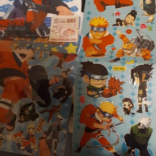 Naruto Stickers and Face Towel photo 1