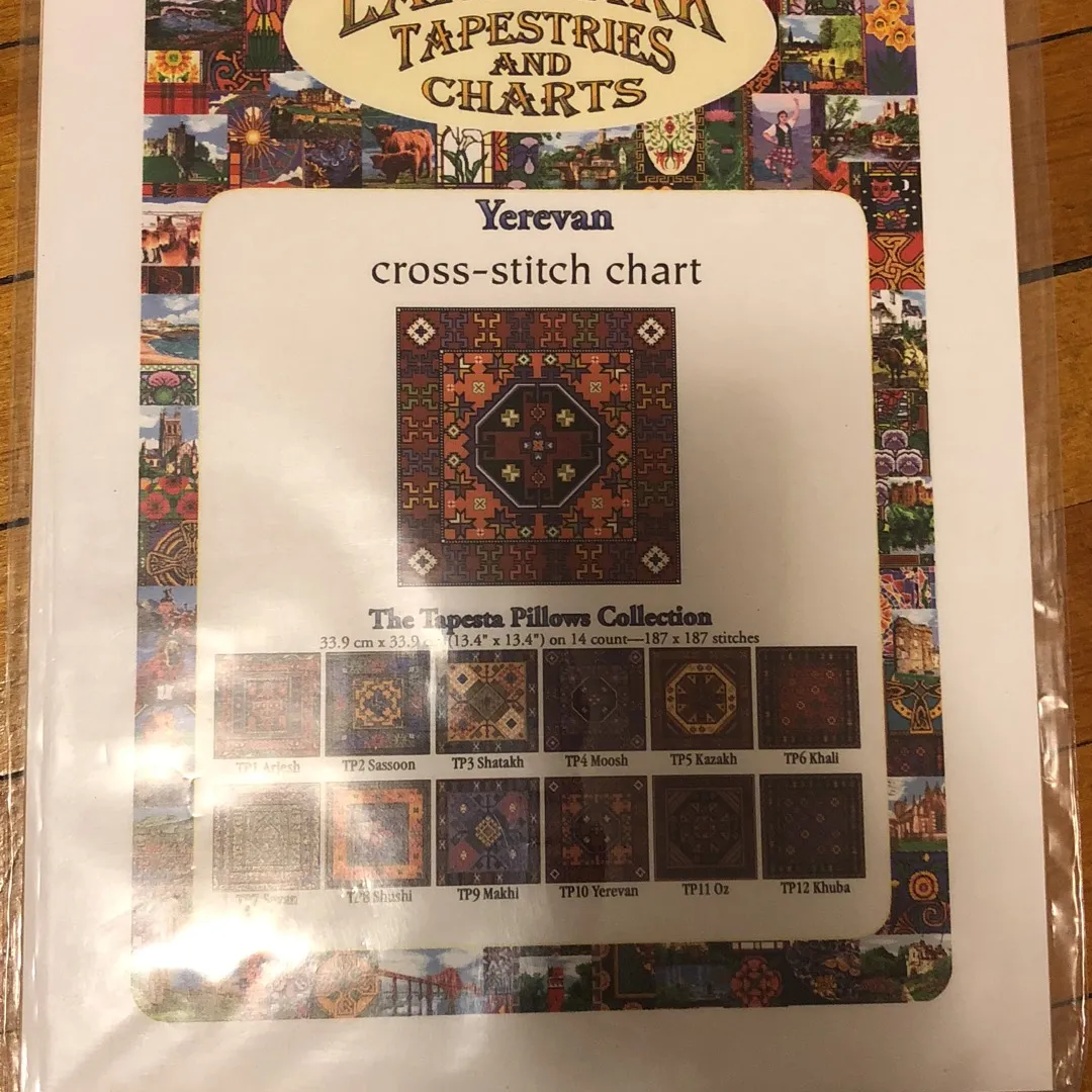Celtic Tapesta Pillow Cross-stitch Charts X3 photo 1