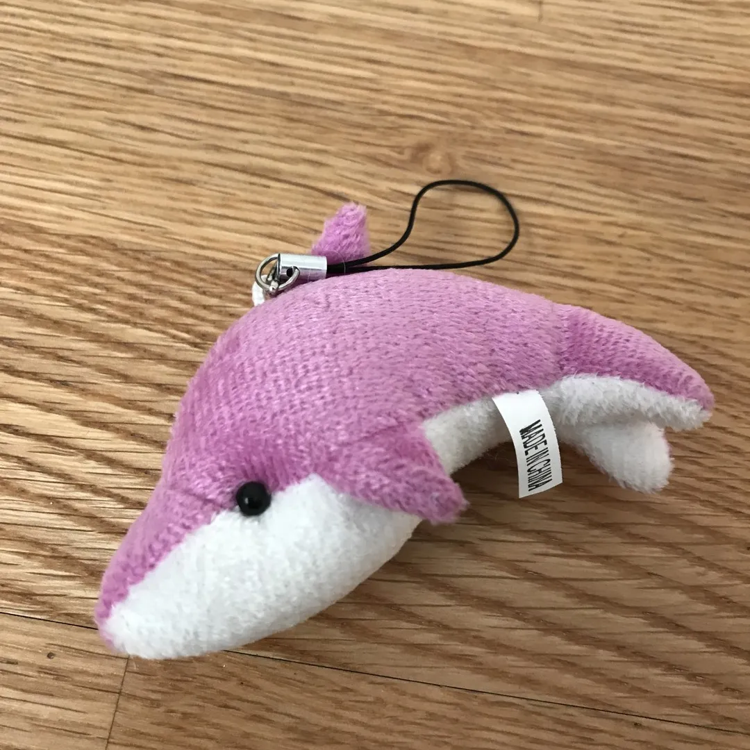 A Small Pink Dolphin Keychain photo 1