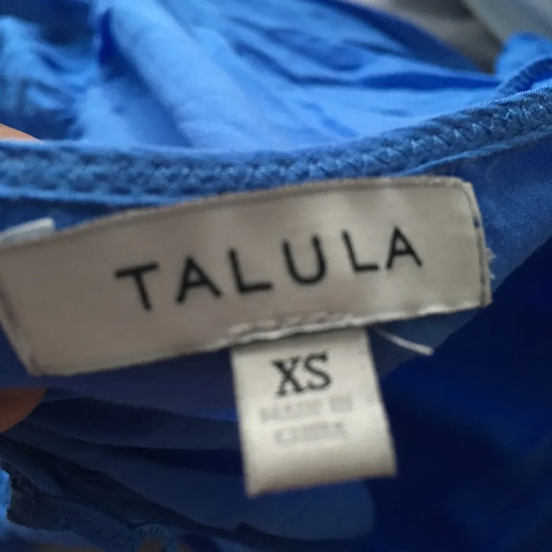 Talula Blue Dress - XS photo 4