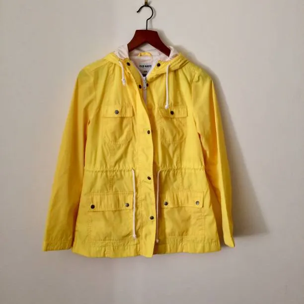Old Navy Yellow Raincoat photo 3