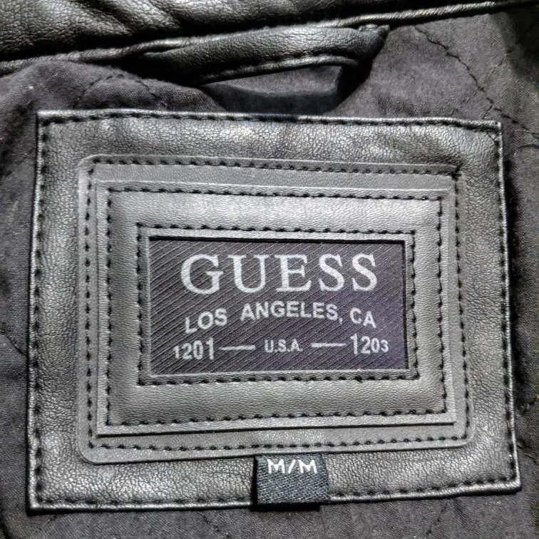 Guess Motorcycle Style Men's Jacket (EUC - A+ condition) photo 3