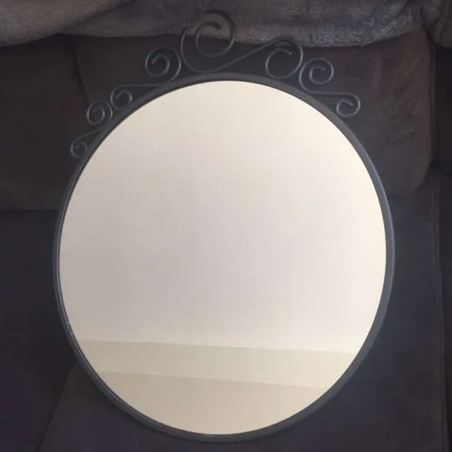 Black IKEA Mirror photo 3