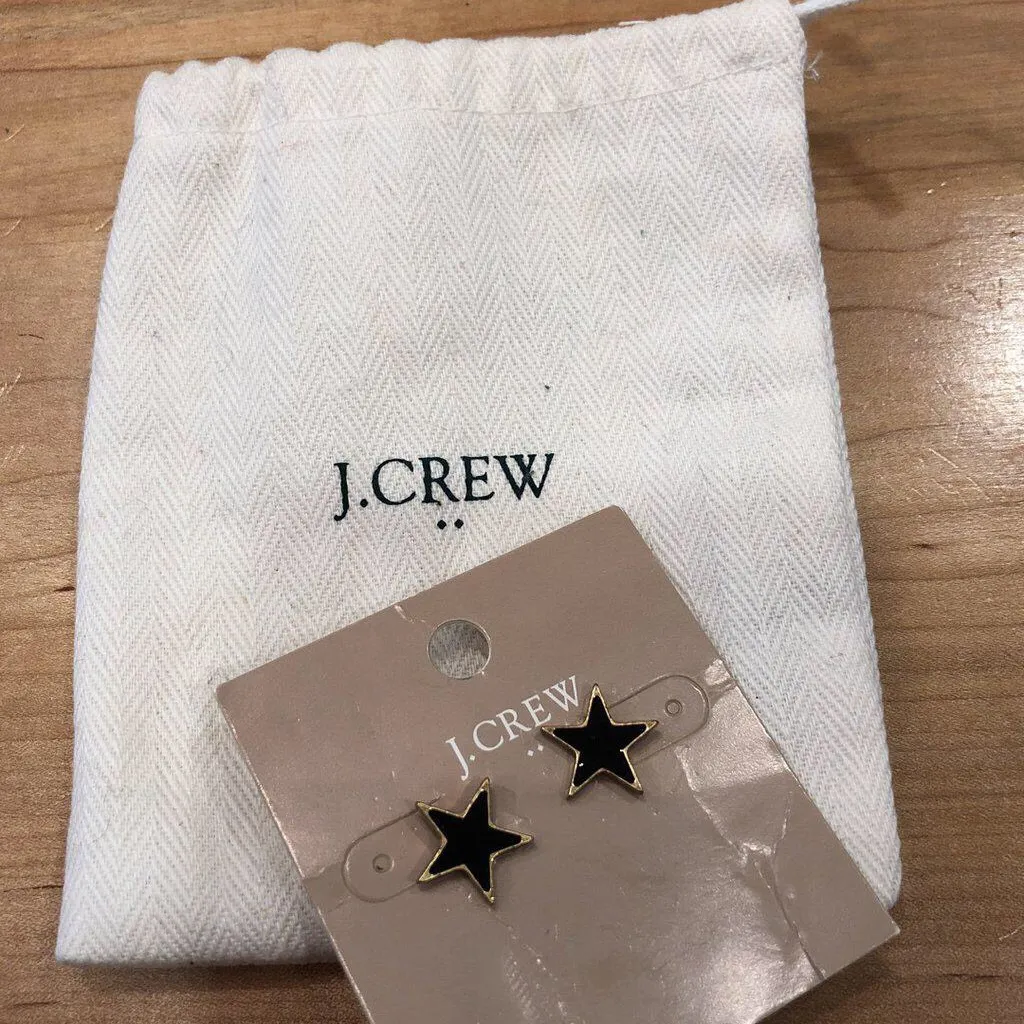 J Crew Star Earrings BNWT photo 1